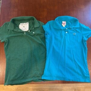 Abercrombie & Fitch & Hollister Women’s Polo Shirt Bundle